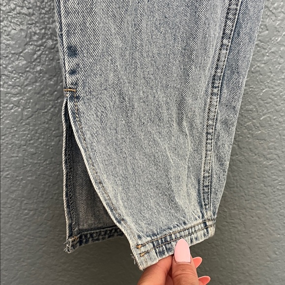 White Fox Boutique Light Blue Straight Leg Jeans - Picture 5 of 14